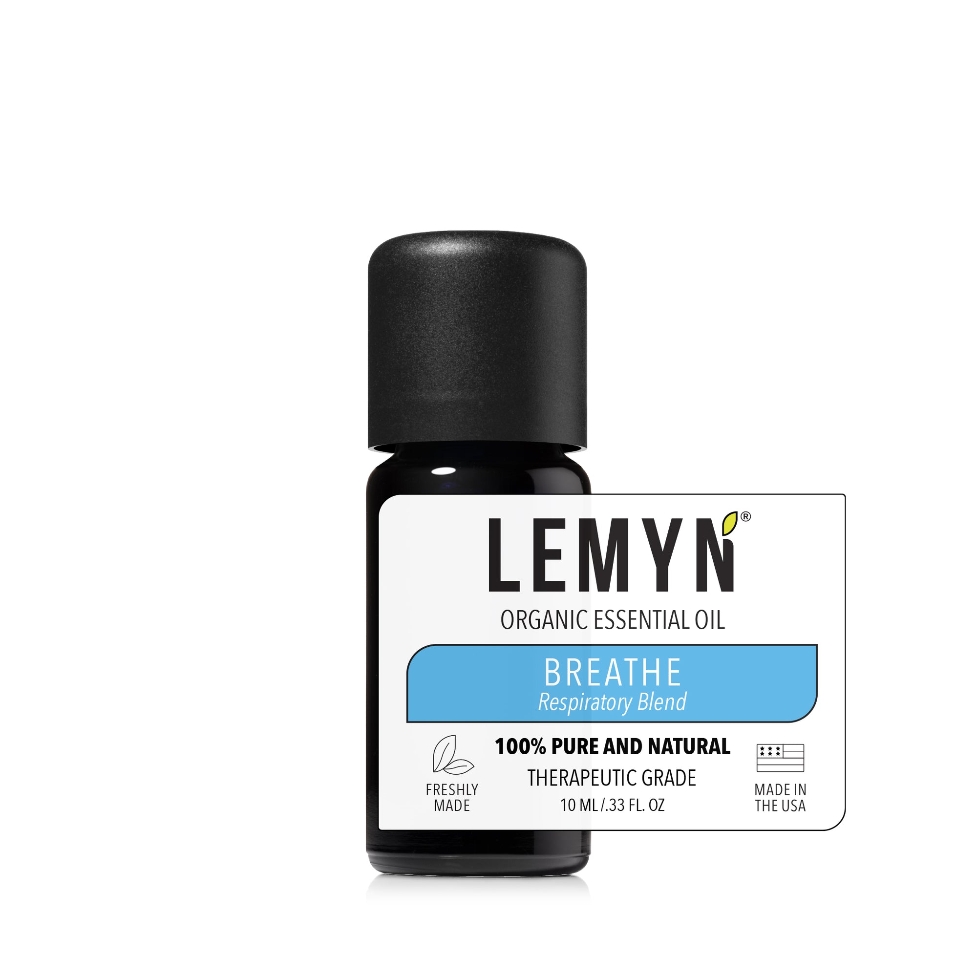 Breathe Organic Essential Oil Blend Undiluted 100% Pure for Diffuser
