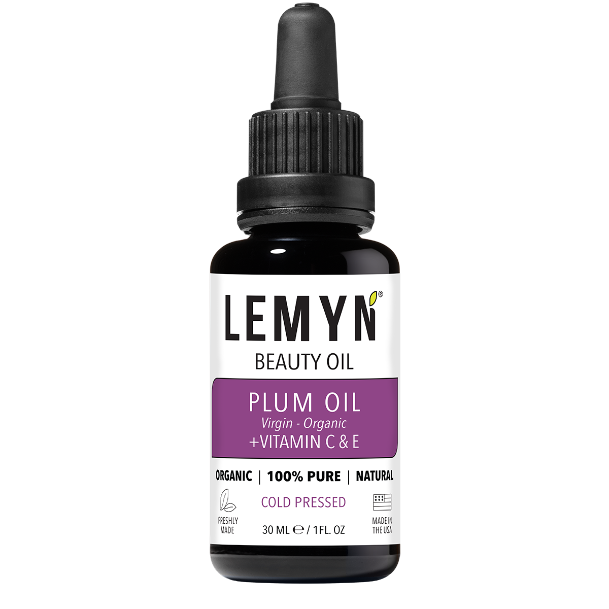 Plum Kernel Vitamin C Face Oil | Freshly Made | Vitamin C THD Supercharged | Organic